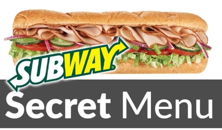 subway secret menu